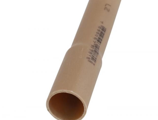 Cano PVC Marrom Soldável 3m 1/2